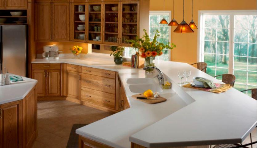 Corian Glacier White